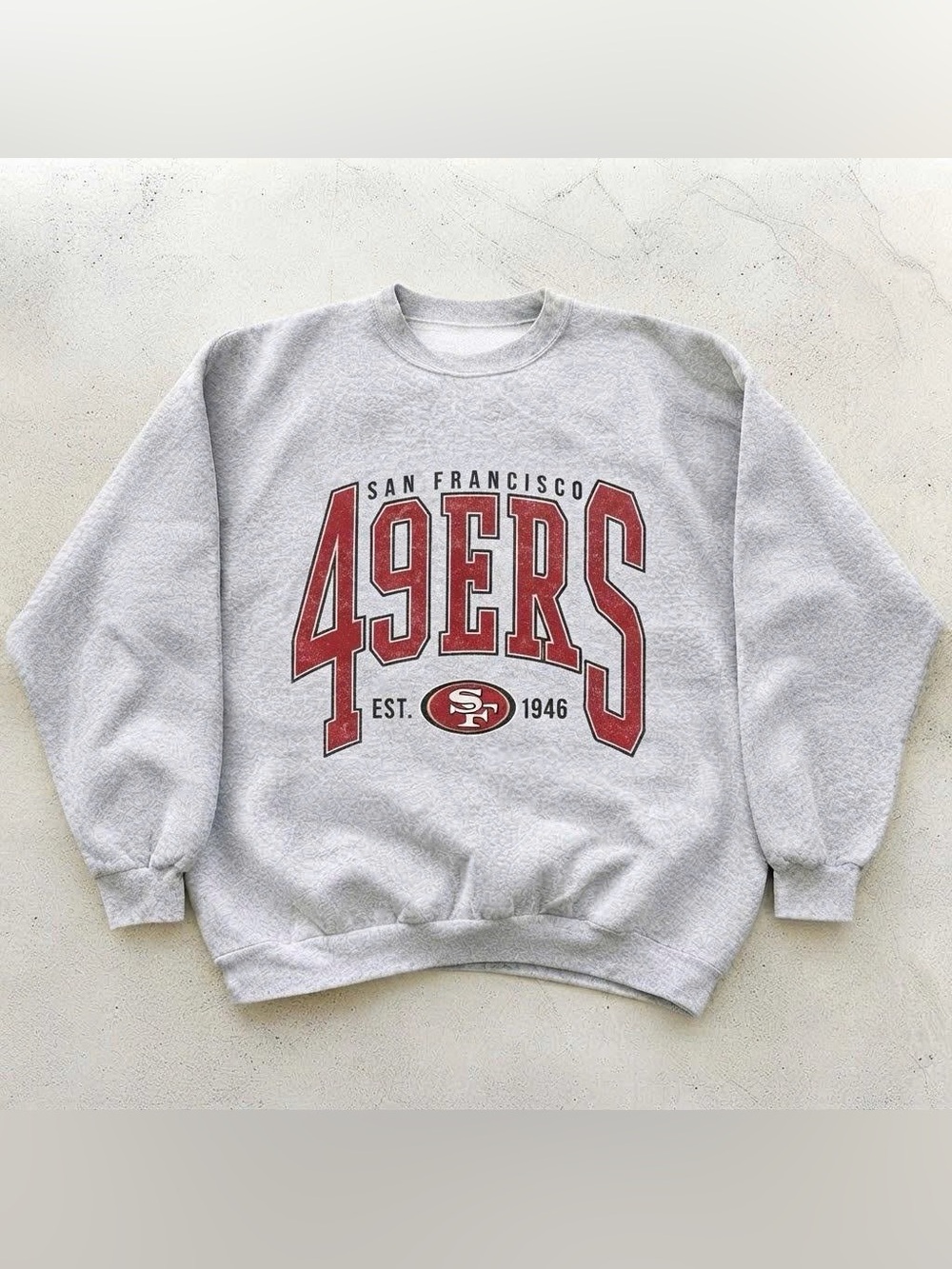 Vintage San Francisco 49ers Gray Crewneck Sweatshirt